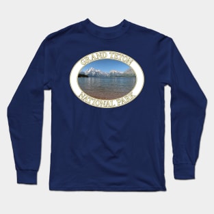 Jackson Lake at Grand Teton National Park in Wyoming Long Sleeve T-Shirt